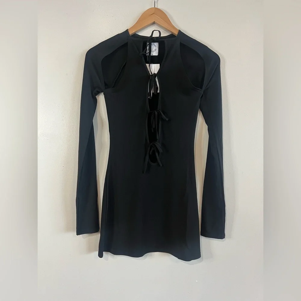 With Jean Midnight Dress in Black - Picture 5 of 10